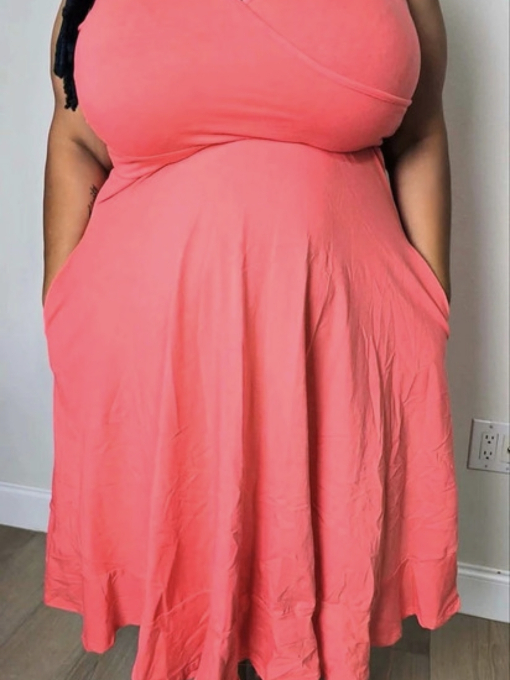 Rebdolls Pink Maxi Dress Size 3X Like New
